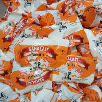 Yaourt Naturel à la vanille  en sachet 330ml