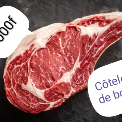 Côtelette de bœuf en kg