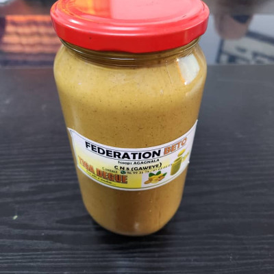 Pate d'arachide/ boite de mayonnaise