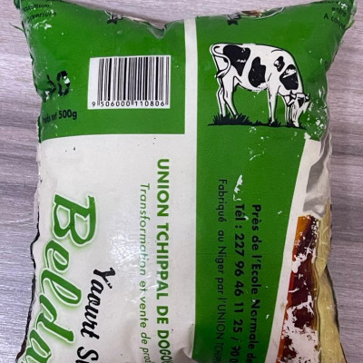 Yaourt Naturel beldam en sachet (500 ml)