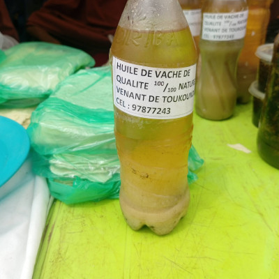 Huile de lait de vache