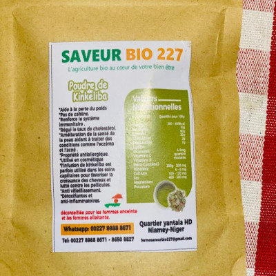 Poudre bio de kinkéliba