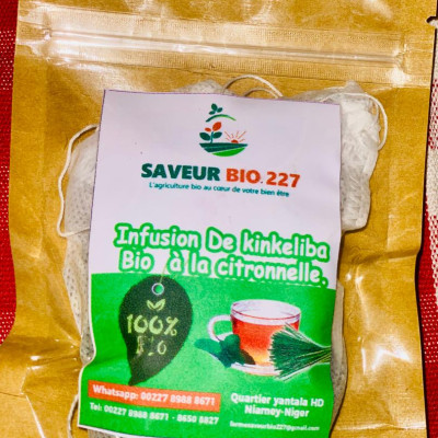 Infusion de kinkéliba bio à la Citronnelle