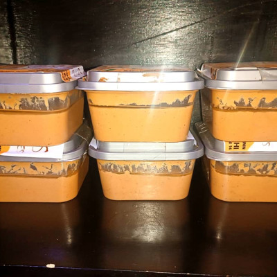 Pate d'arachide en boite